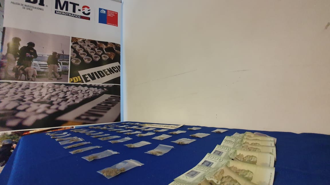 PDI de Los Ángeles detuvo a una mujer que comercializaba droga por las redes sociales