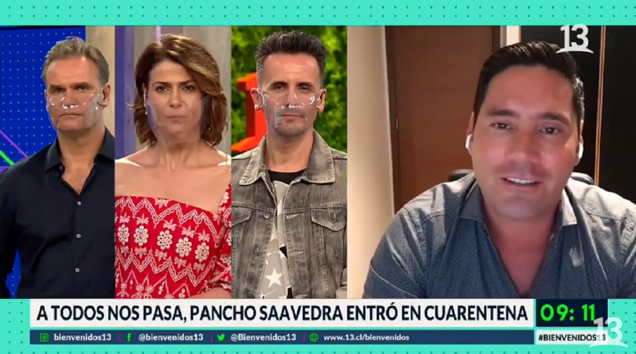 Pancho Saavedra reveló que se encuentra en cuarentena