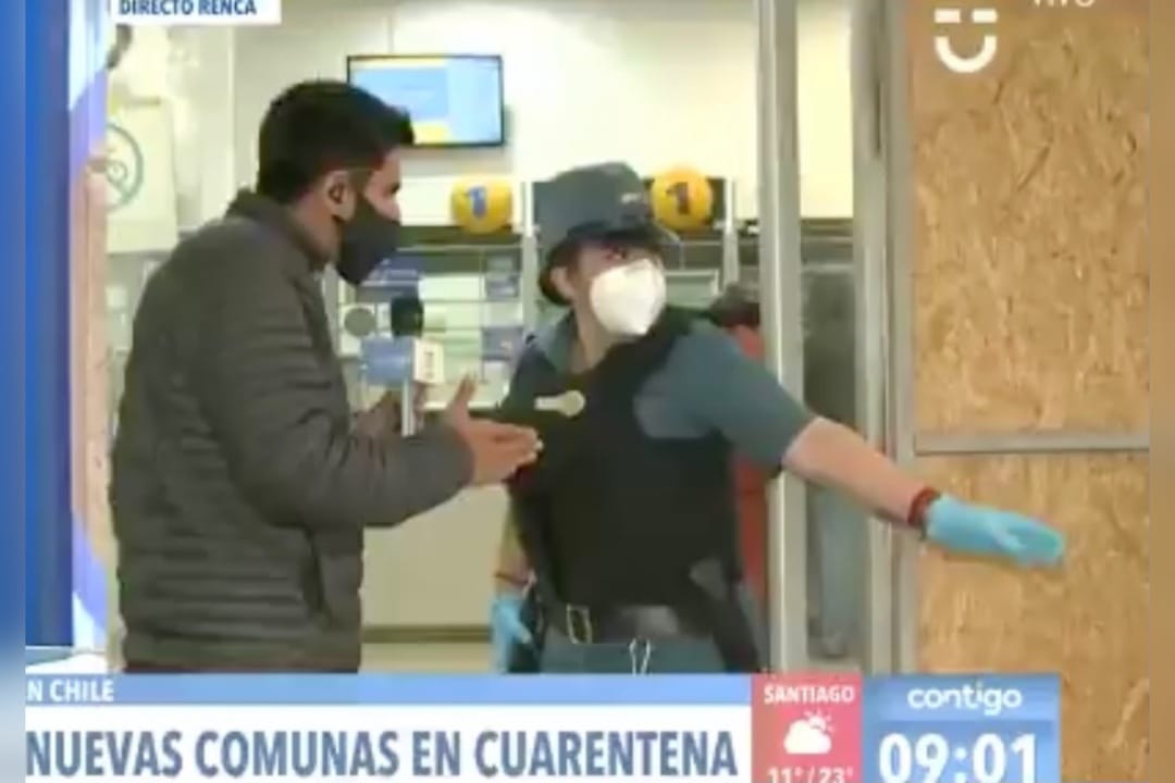 “Aprende a leer”: Guardia de seguridad arremetió en vivo contra Juan Pablo Queraltó