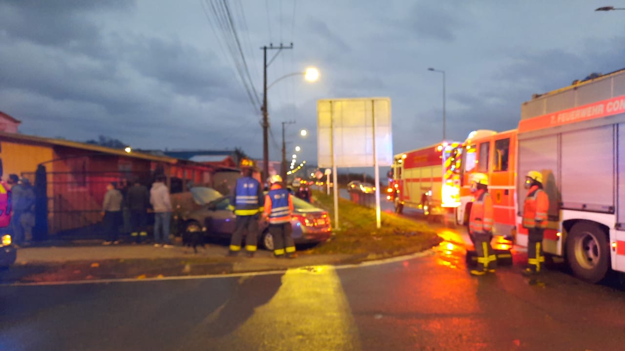 Serie de accidentes de tránsito se registran en el Gran Concepción dejando decena de lesionados
