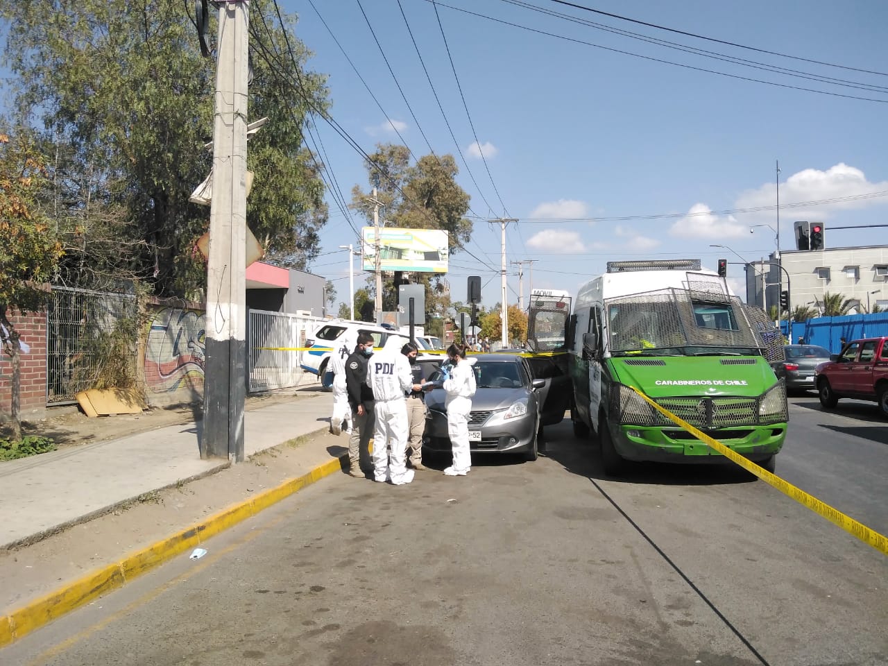 Sujeto queda en riesgo vital tras intentar asaltar a Carabinero