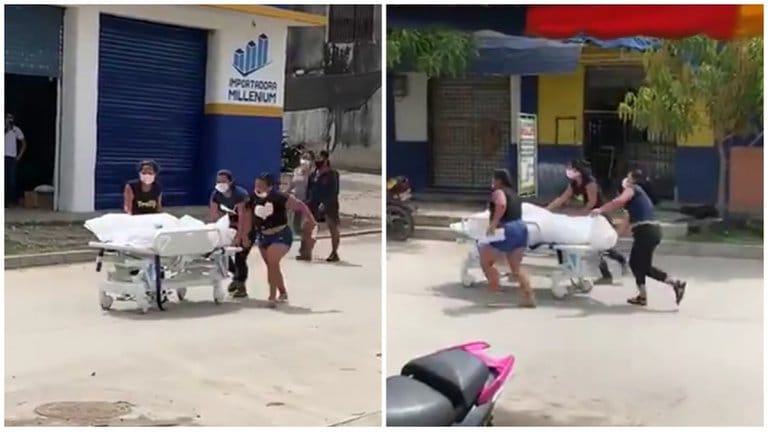 Familia robó cadáver de fallecido por Covid y huyó por las calles para evitar que lo cremaran