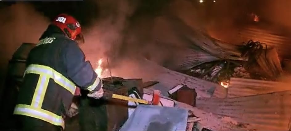 Seis caballos murieron tras incendio que afectó a caballeriza