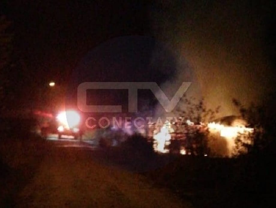 Indagan eventual intencionalidad en incendio que destruyó una cabaña en Cañete