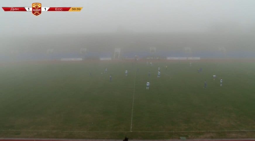 La niebla generó la locura total de los comentaristas de la televisión rusa en partido por el ascenso