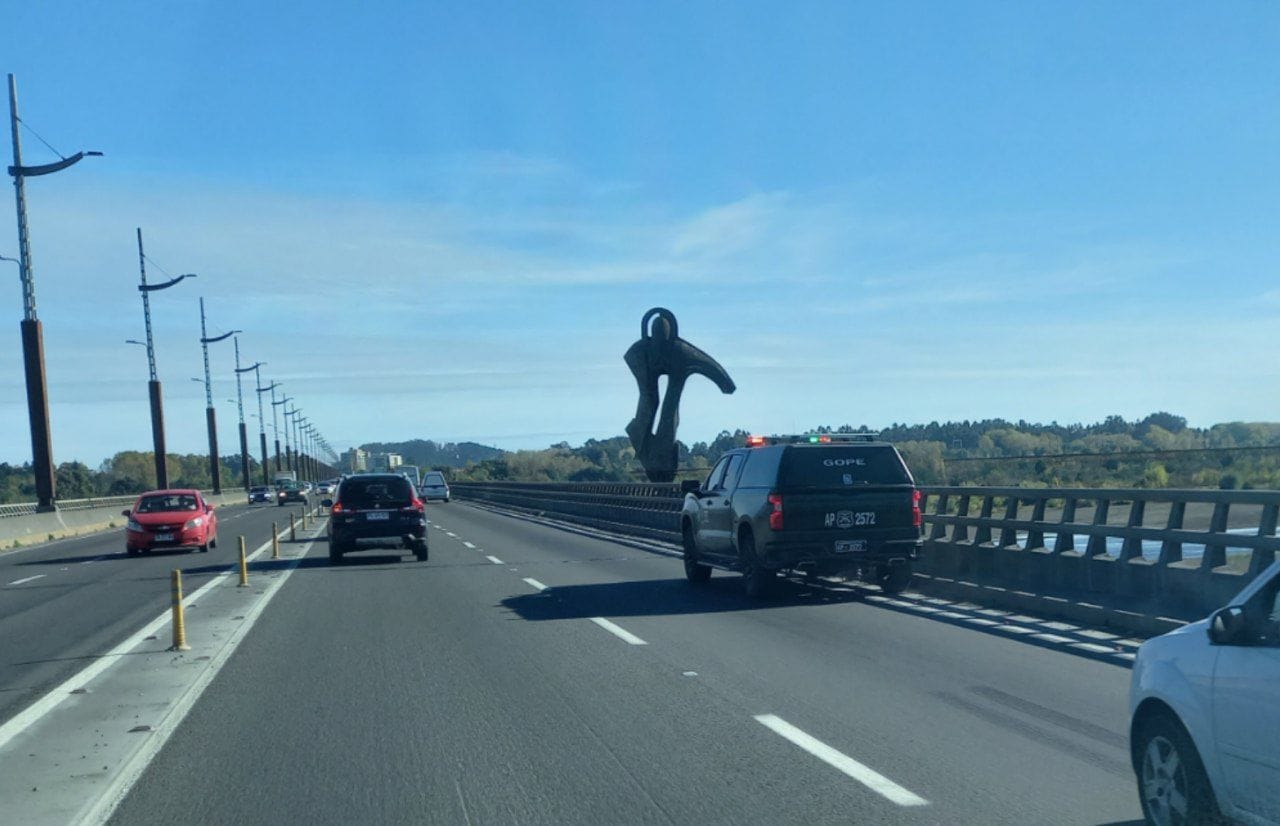 Aviso de artefactos explosivos mantuvo puentes cortados entre Concepción y San Pedro de la Paz