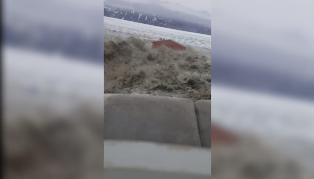 Publican por primera vez impactante vídeo del tsunami que en 2017 arrasó la costa de Groenlandia