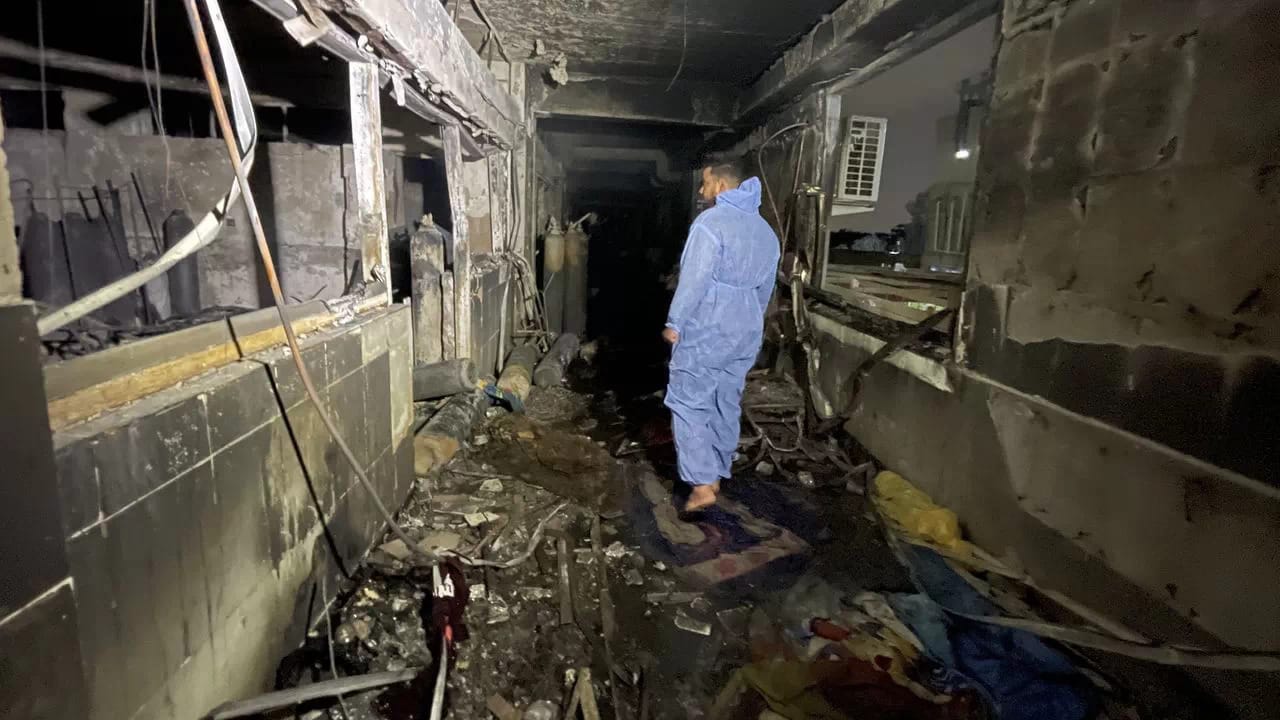 Incendio en hospital de Bagdad deja al menos 82 muertos y 110 heridos