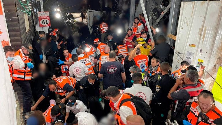 Al menos 38 muertos deja estampida durante celebración religiosa en el norte de Israel