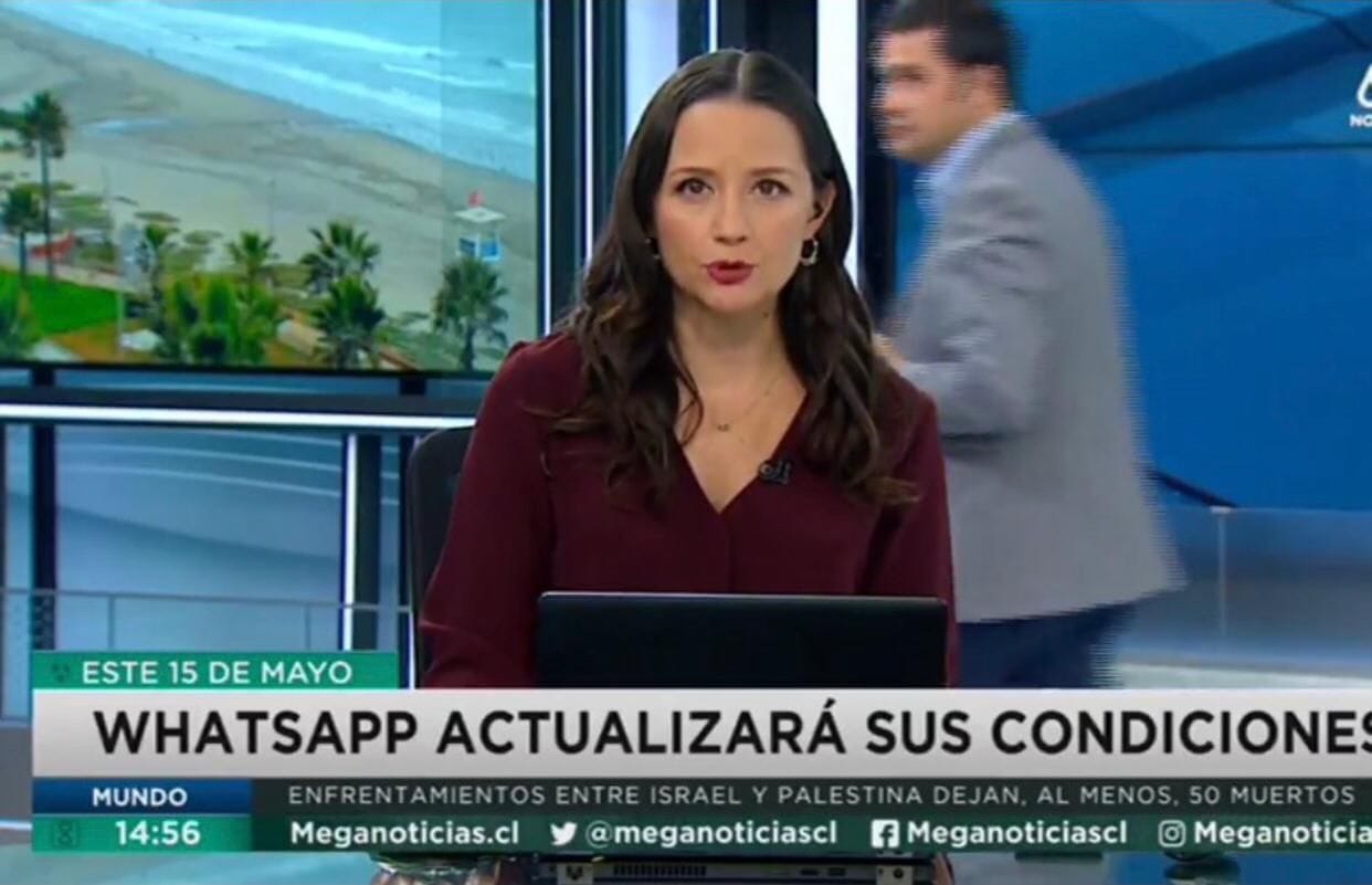 Roberto Saa protagonizó divertido momento en noticiario de Mega
