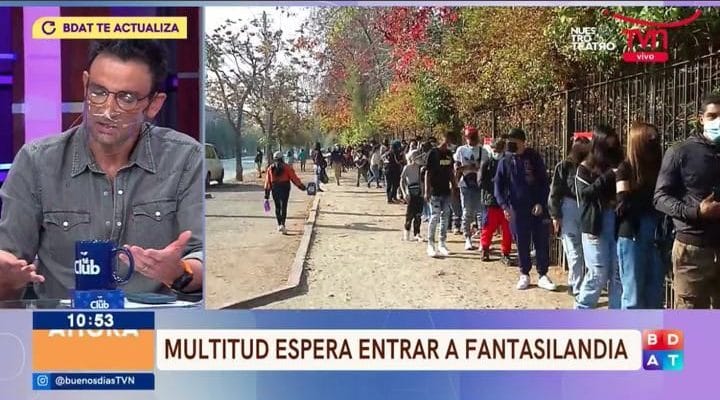 Largas filas y aglomeraciones se registran en reapertura de Fantasilandia