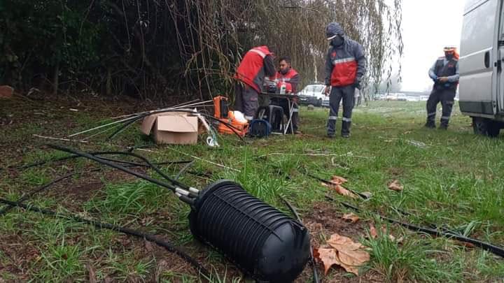 Corte de fibra óptica mantiene a 20 mil clientes sin internet en Talcahuano y Hualpén