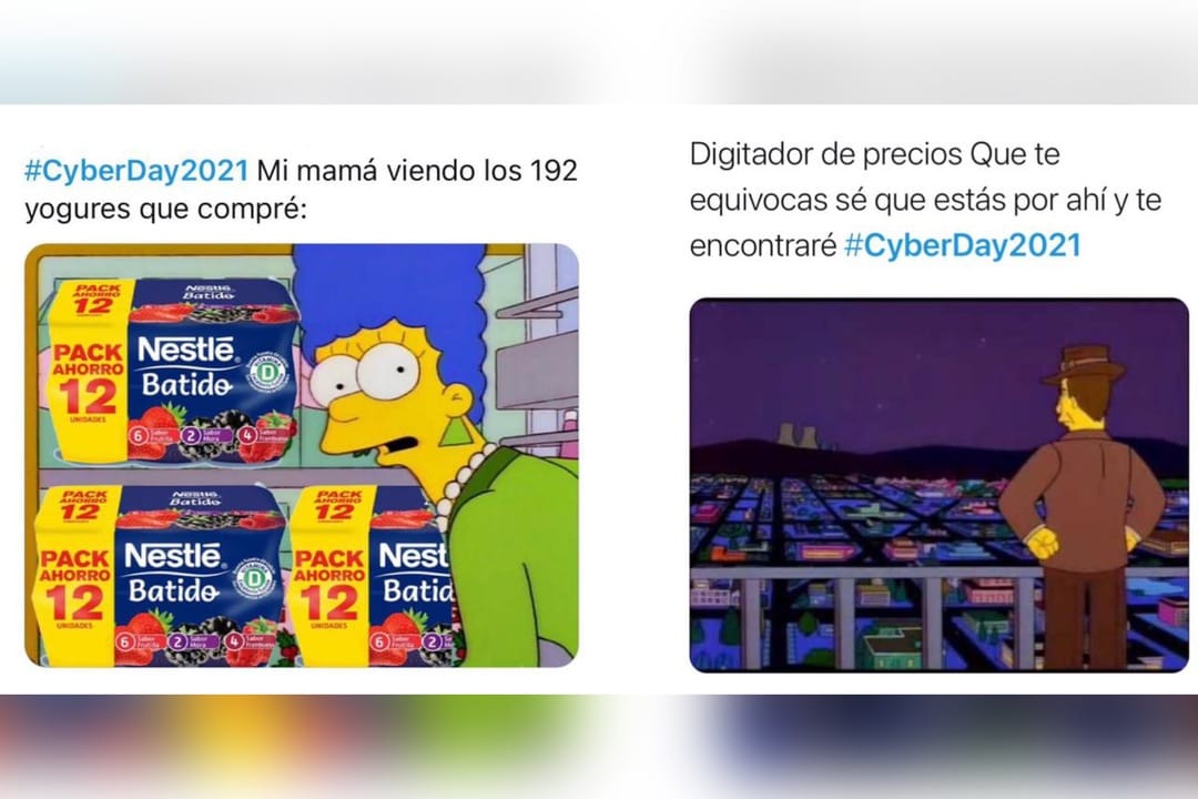 Revisa los divertidos memes que dejó la primera jornada del CyberDay 2021