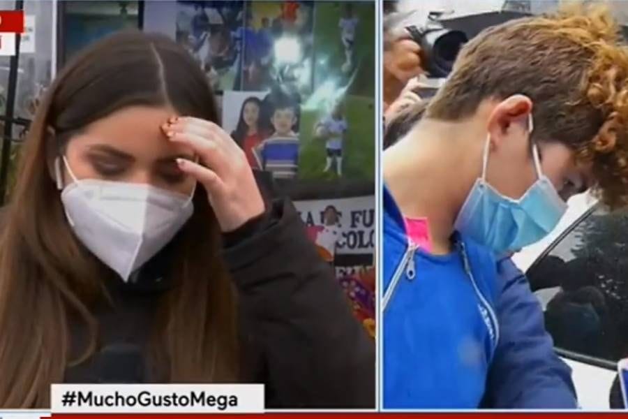 “No quiero ser poco profesional”: Periodista se quebró en vivo por crimen del menor Emilio Jara