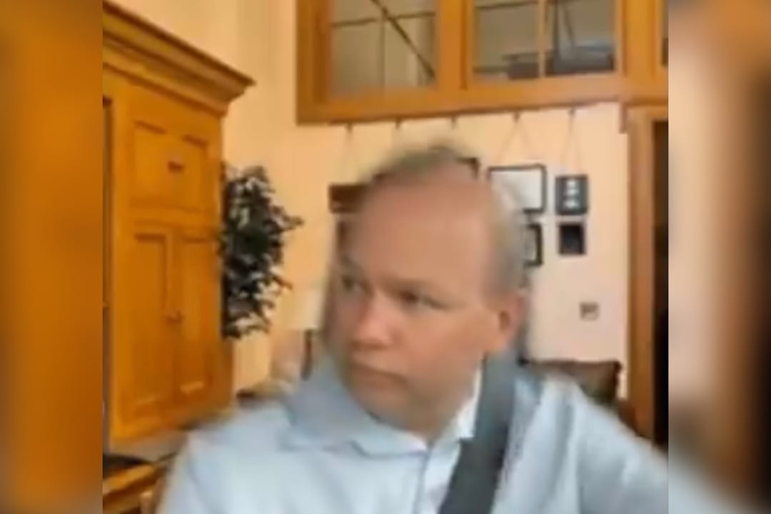 Senador utilizó fondo virtual en reunión por Zoom para que no descubrieran que iba manejando
