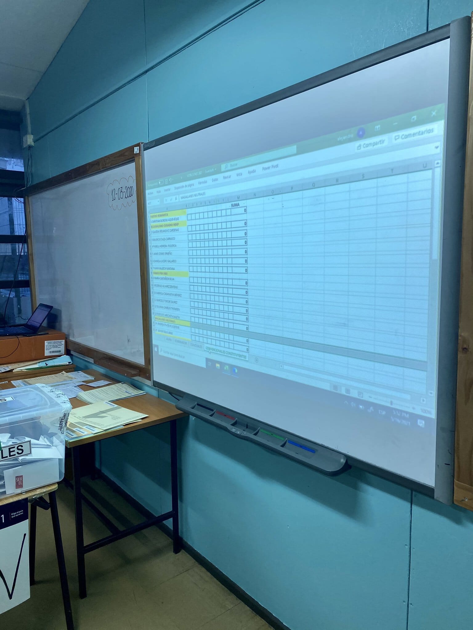 Vocal de mesa realiza conteo de votos con Excel y saca aplausos en redes sociales