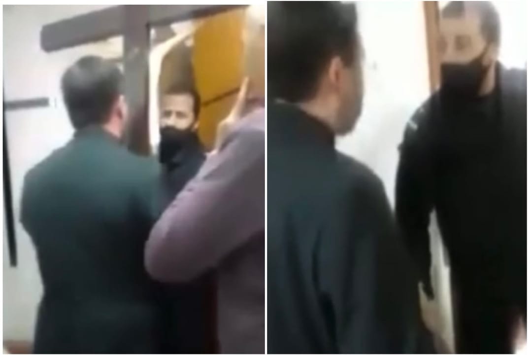 Cura expulsó con una cruz a policías que querían detener su misa