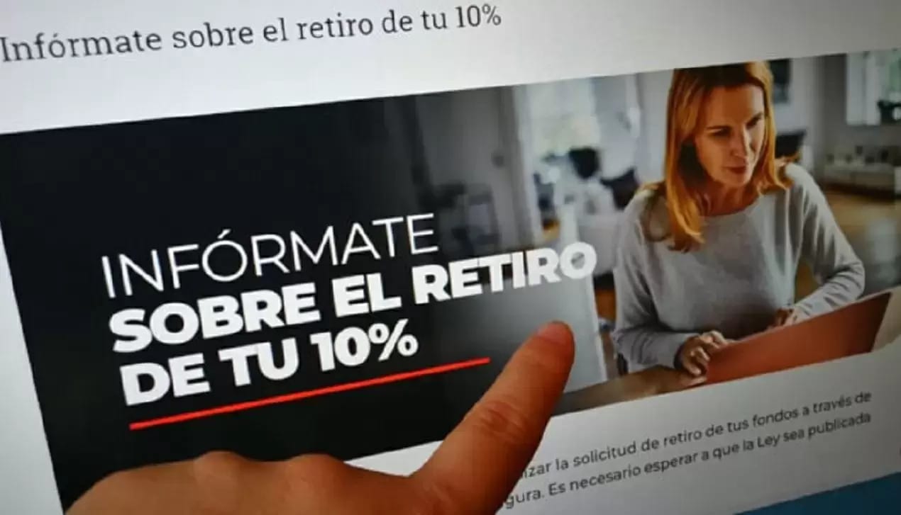 AFP anunció que este jueves pagará el tercer retiro del 10%