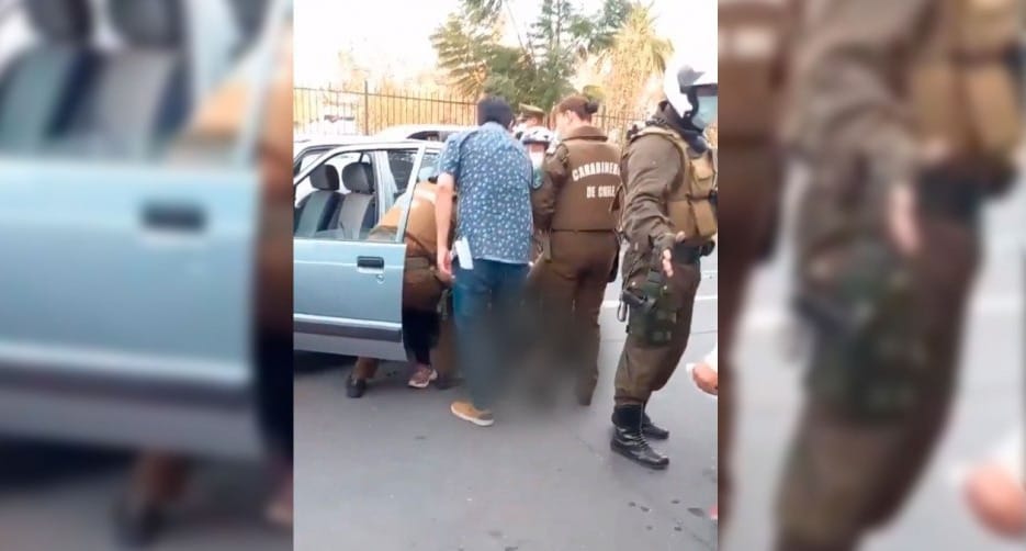 Carabinero disparó a mujer que habría intentado atropellarlo para evitar fiscalización