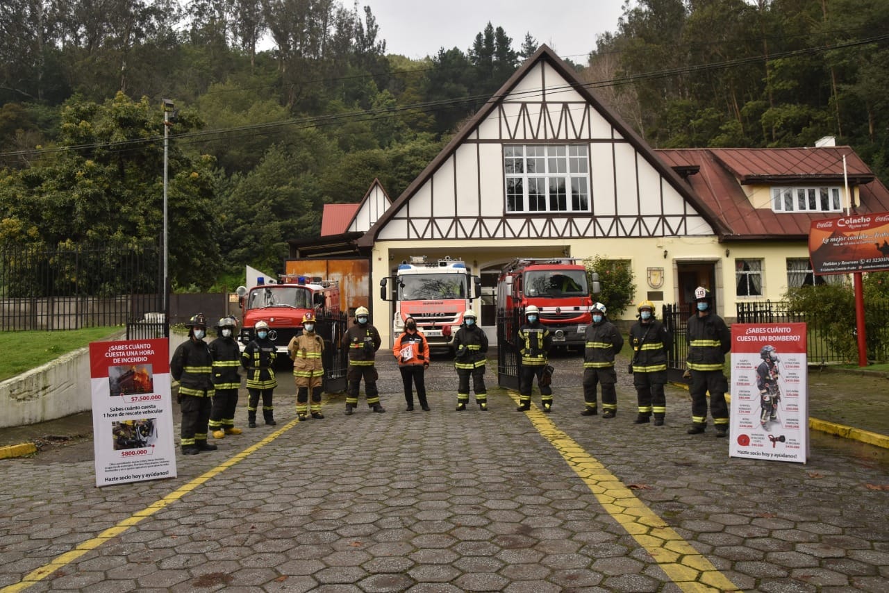 Cuerpo de Bomberos de Concepción inicia nueva campaña económica