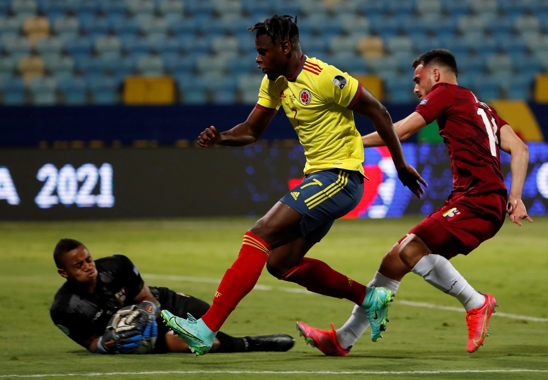 El venezolano Faríñez dejó sin premio a la Colombia de Rueda en la Copa América
