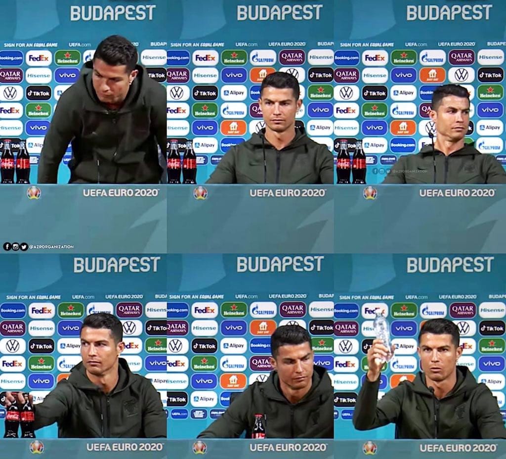 La UEFA se molestó con el gesto de Cristiano y promete duros castigos