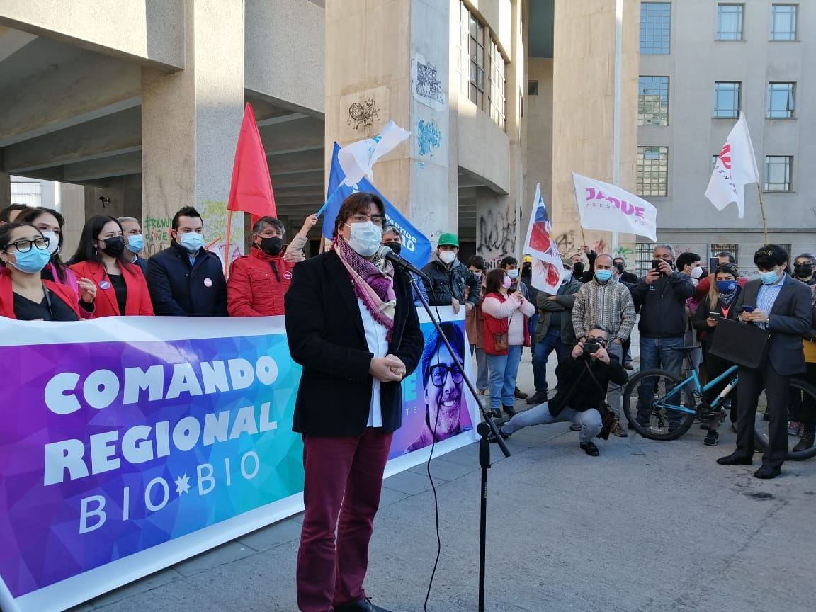 Daniel Jadue en Concepción: “Lavín es el alcalde símbolo de la dictadura militar”