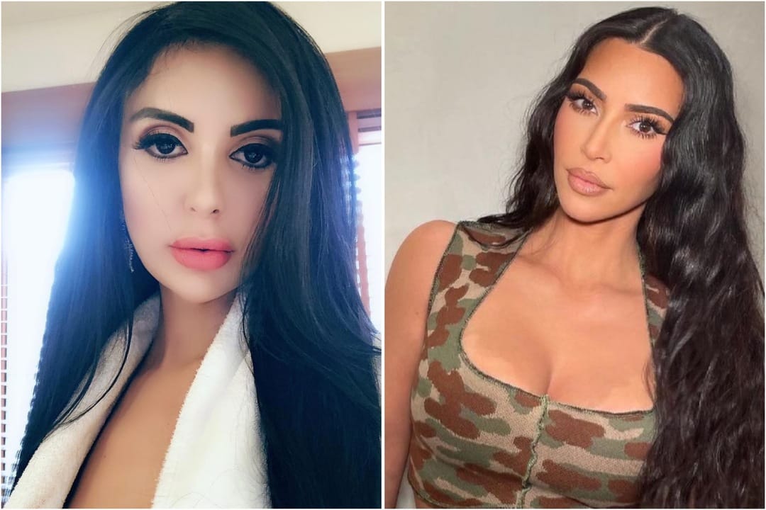 Actriz se realizó más de 500 retoques para lucir como Kim Kardashian