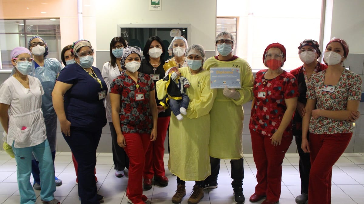 ¡Esperanzador! Hospital Higueras dio el alta a prematuro extremo tras 135 días de tratamiento