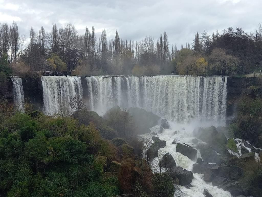 Saltos del Laja presenta su mayor cauce después de 15 años