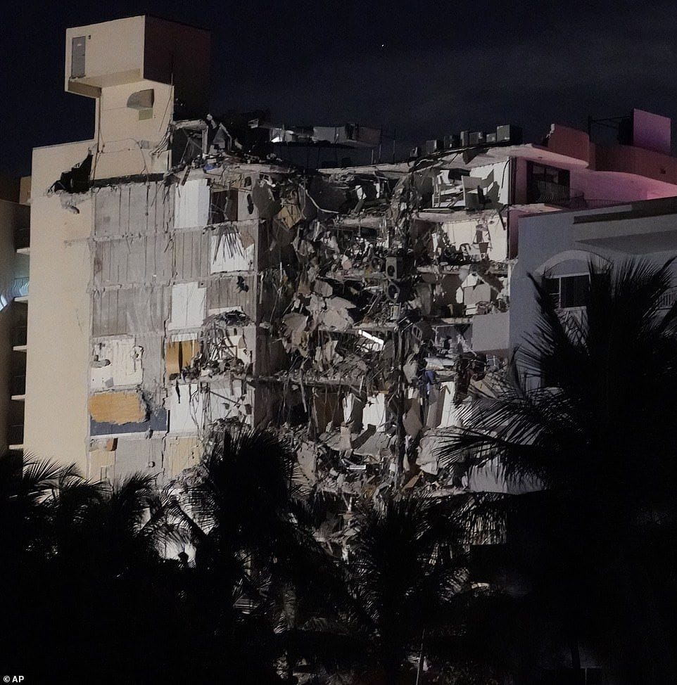 Aumentan a nueve los muertos por derrumbe de un edificio en Miami