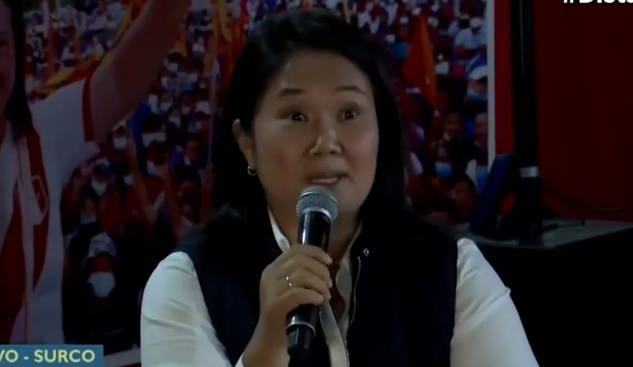 Keiko Fujimori acusó “irregularidades” en elecciones presidenciales de Perú