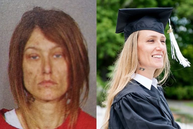 ¡Lo logró!: mujer superó adicción a las drogas y se graduó con honores de la universidad