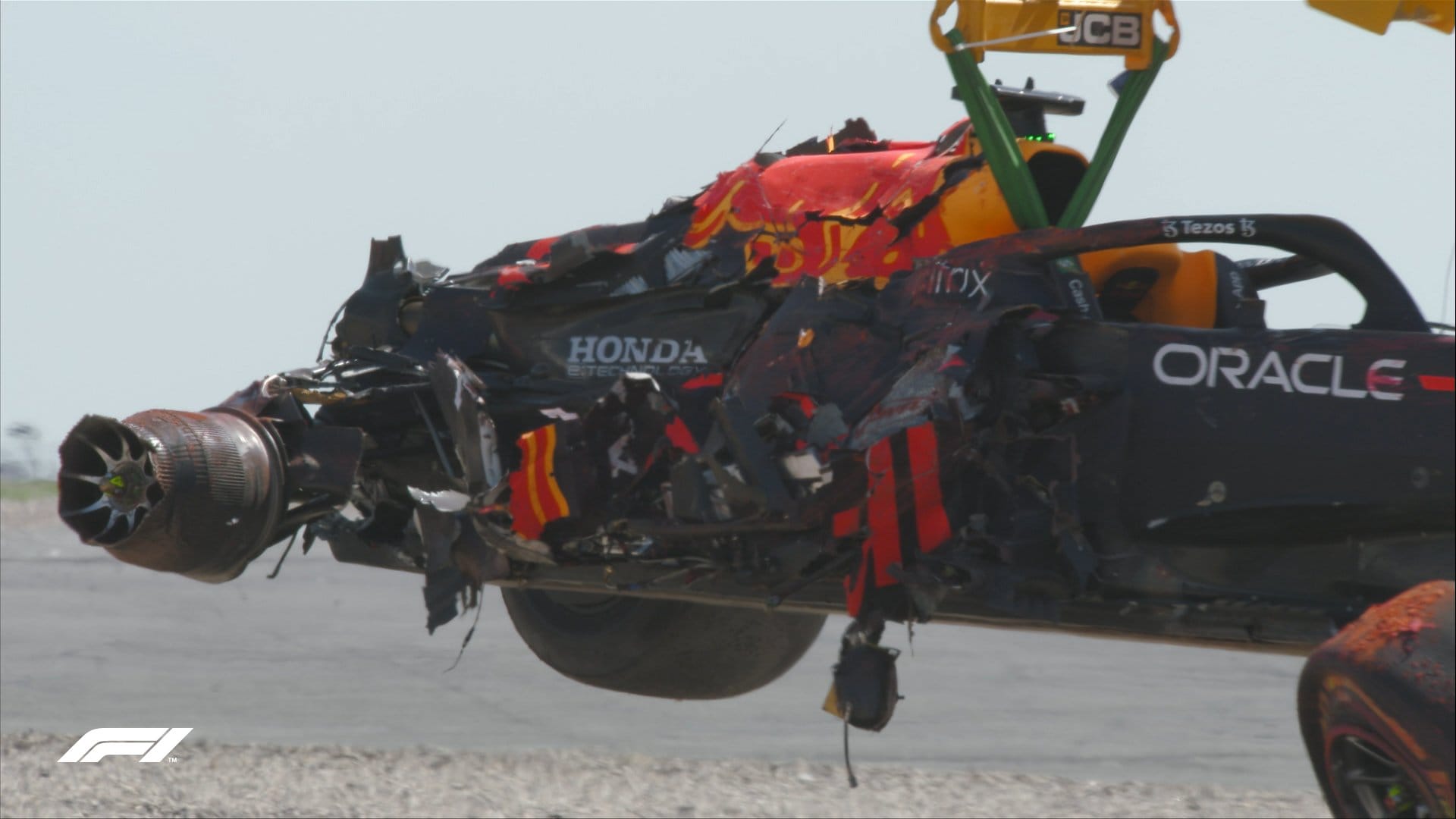 El estrepitoso accidente de Verstappen en el Gran Premio de Silverstone
