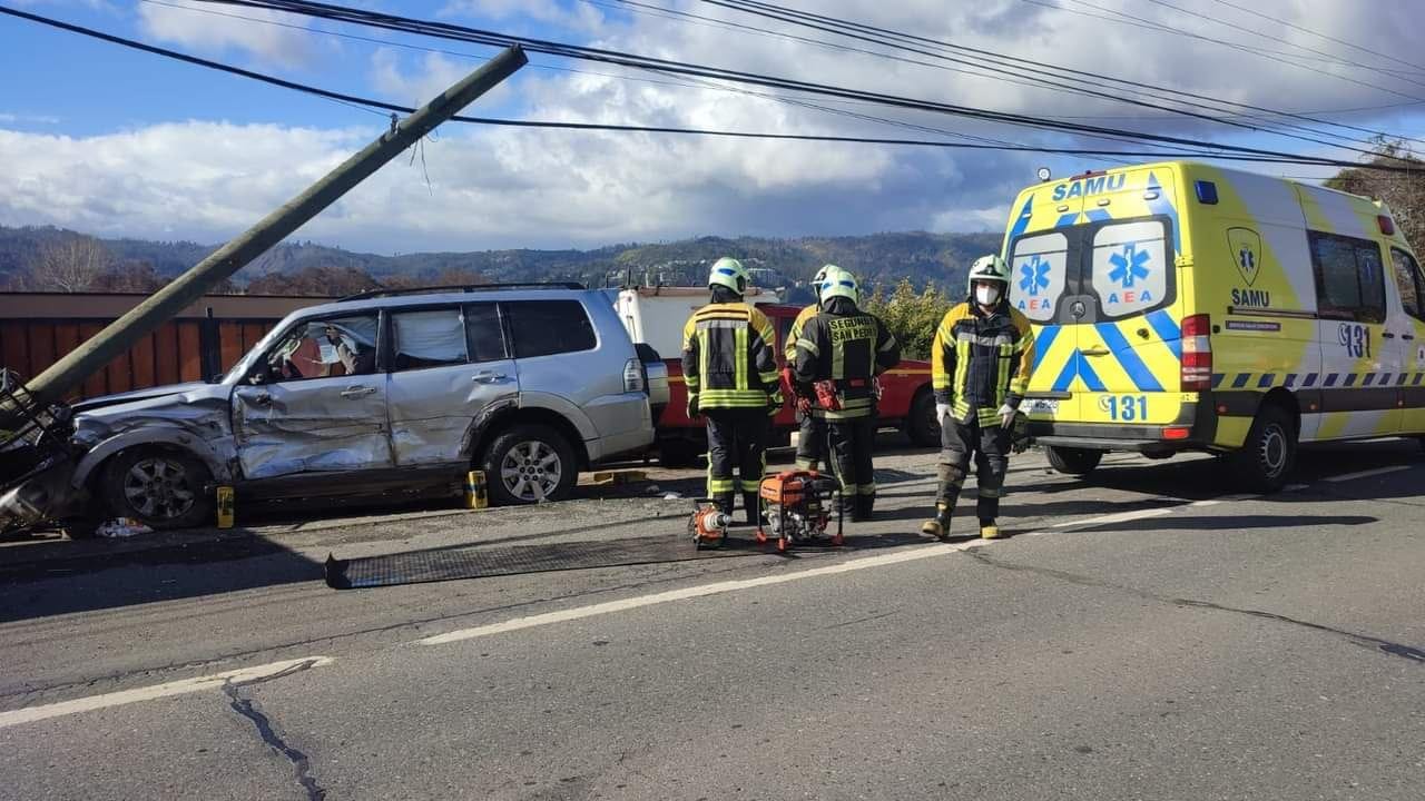Colisión de camión con vehículos dejó cinco lesionados en Ruta de la Madera