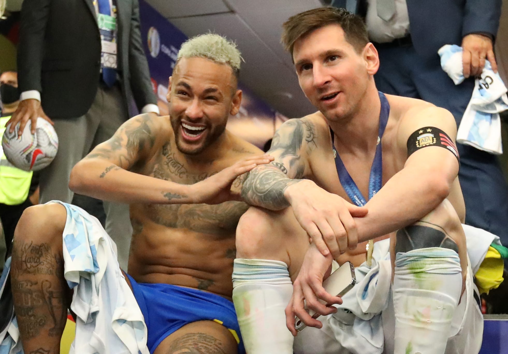 ¿Qué hablaron Neymar y Messi tras la victoria de Argentina en la Copa América 2021?