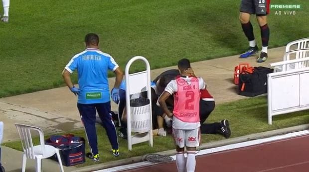Preocupación máxima en el fútbol brasileño tras desmayo de ayudante de Sao Paulo