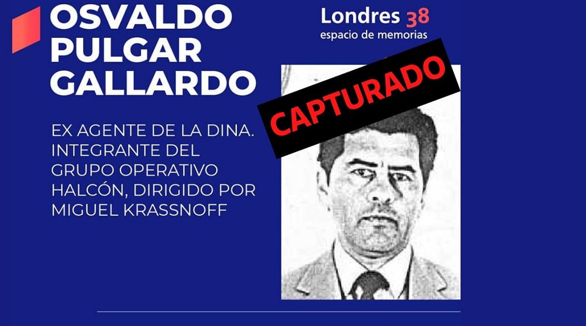 En Antuco detuvieron a ex agente de la DINA Osvaldo Pulgar Gallardo: Estaba prófugo desde 2019