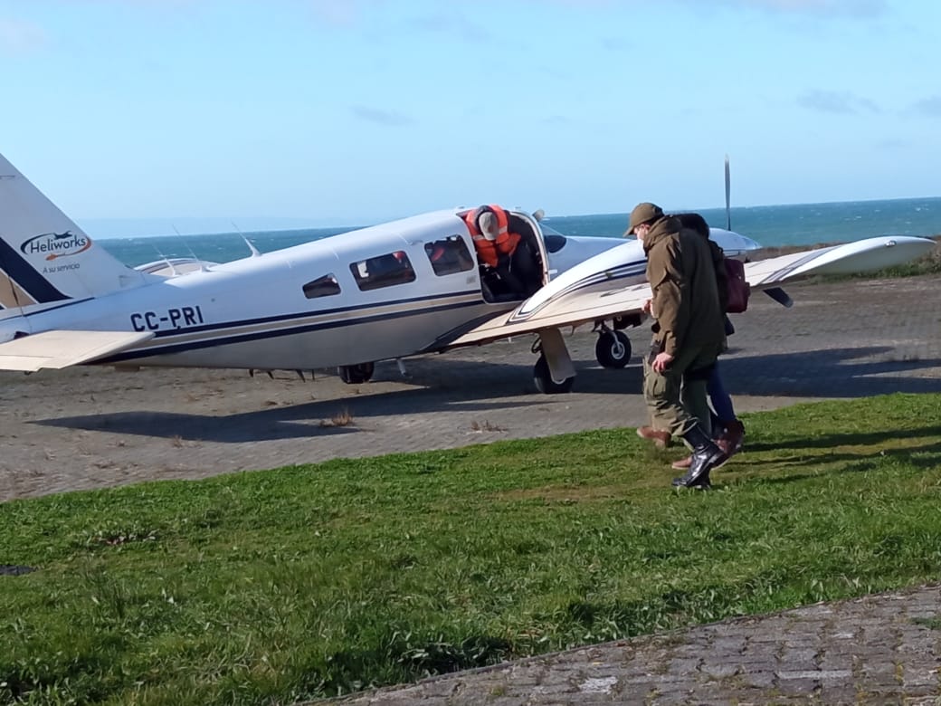 Isla Mocha vuelve a tener conexión aérea tras 21 días sin servicio