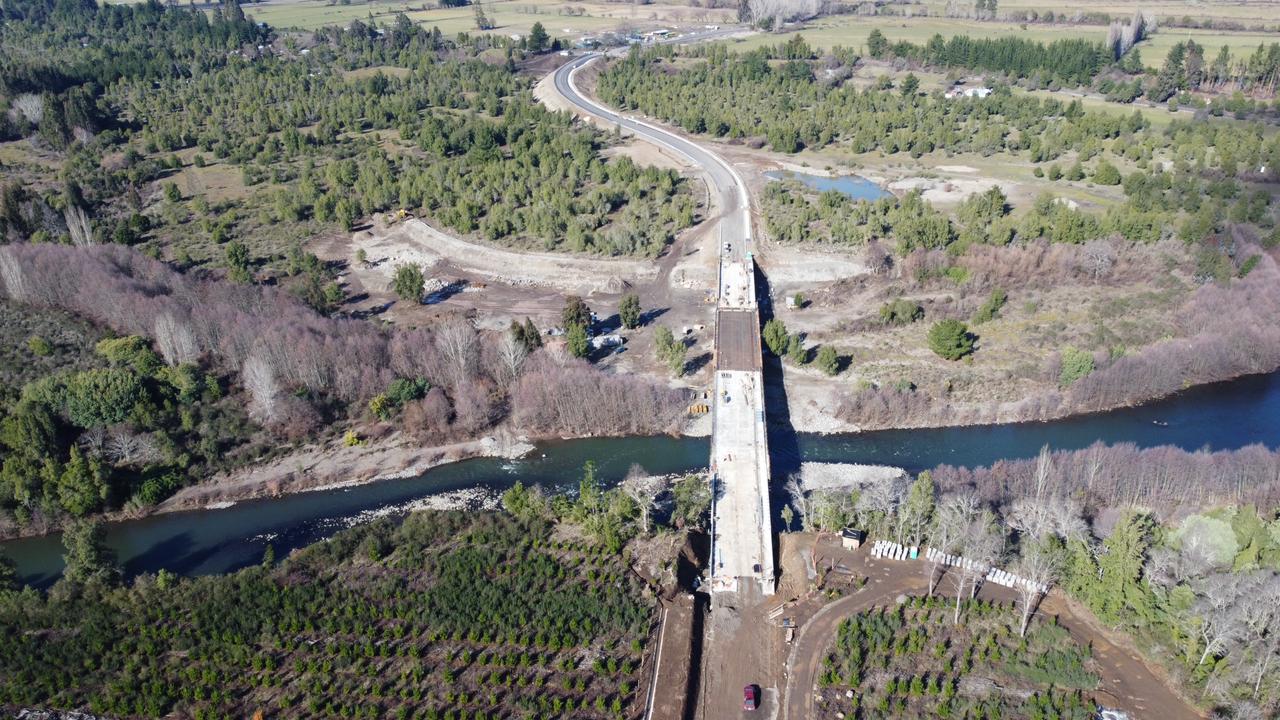 Construcción de puente Duqueco presenta un 76% de avance: unira las comunas de Santa Bárbara y Quilleco