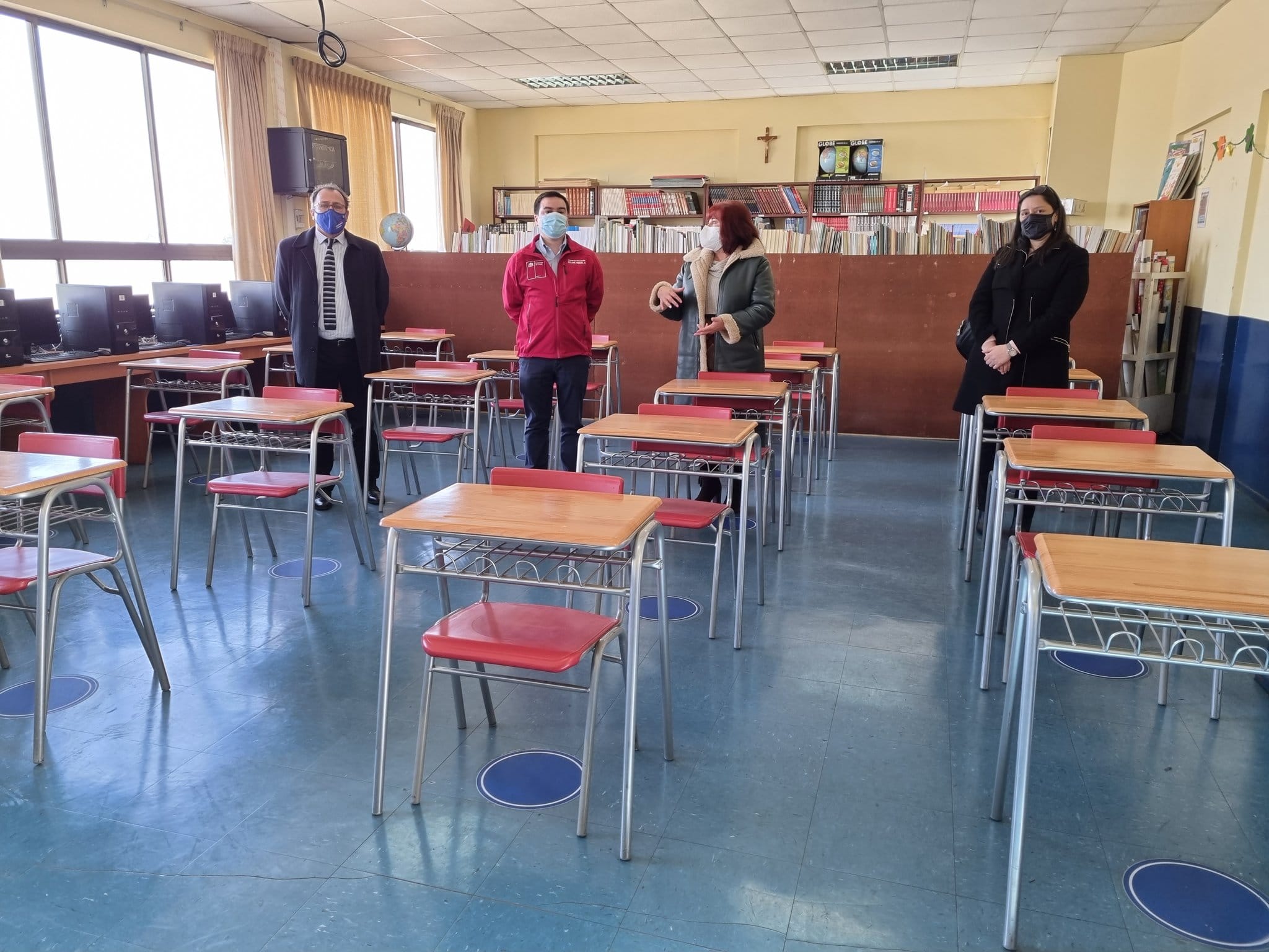 Retorno presencial a clases: Revisan condiciones de establecimientos de la Región del Biobío