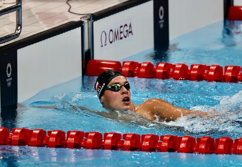 El “Aquaman” del Team Chile dio la pelea en los Juegos Olímpicos con solo 17 años