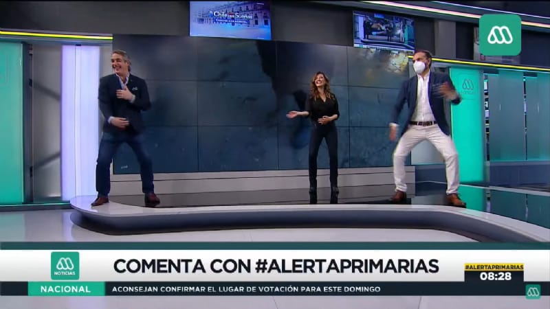 “La reineta flaca”: El comentado baile que protagonizaron los conductores de Meganoticias