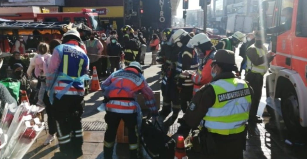 Niña de dos años cayó a hoyo en el centro de Concepción