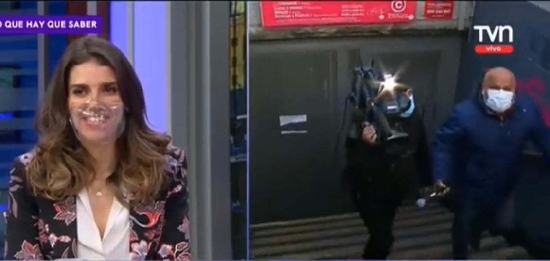 Periodista de Bienvenidos quedó encerrado en estación del Metro durante manifestaciones