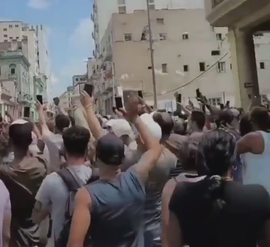 Estallan las protestas contra el Gobierno en distintas ciudades de Cuba