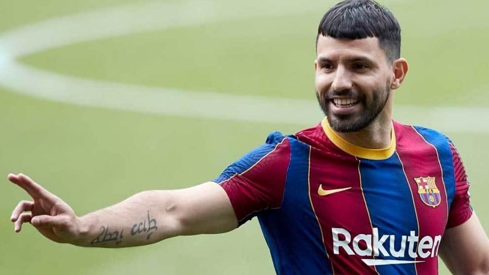 Otra baja sensible para el Barcelona: Pierde al Kun Agüero por lesión