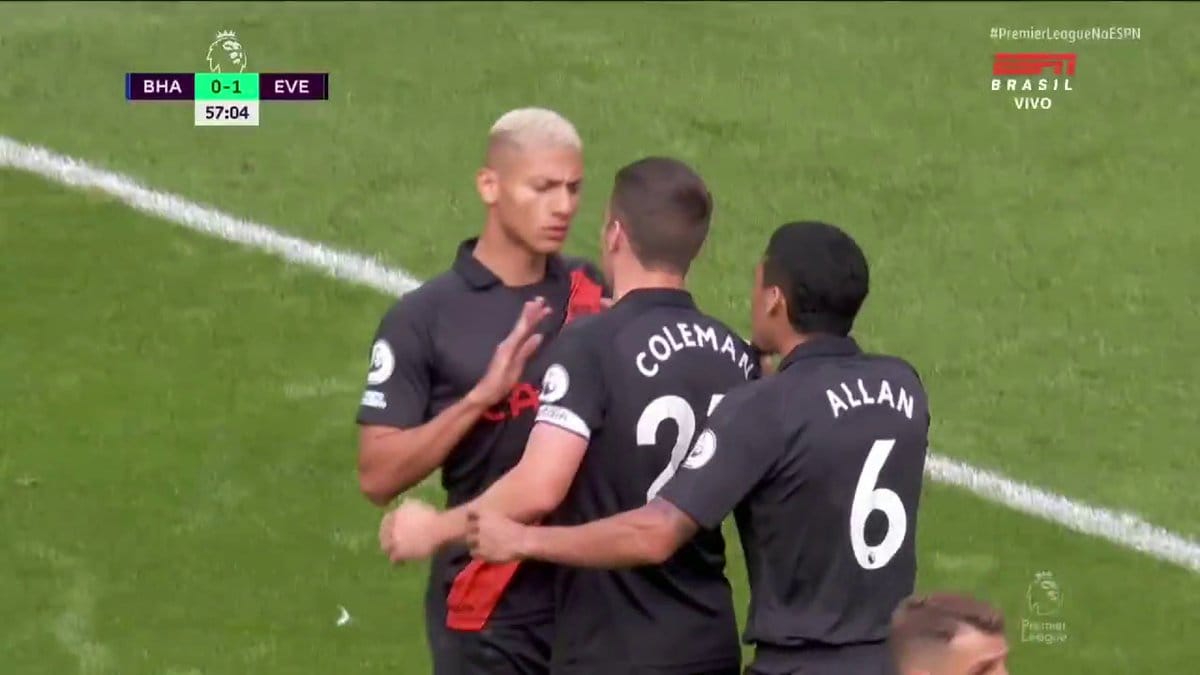 ¡Fea la actitud! Richarlison se picó y armó el tremendo show en la Premier League