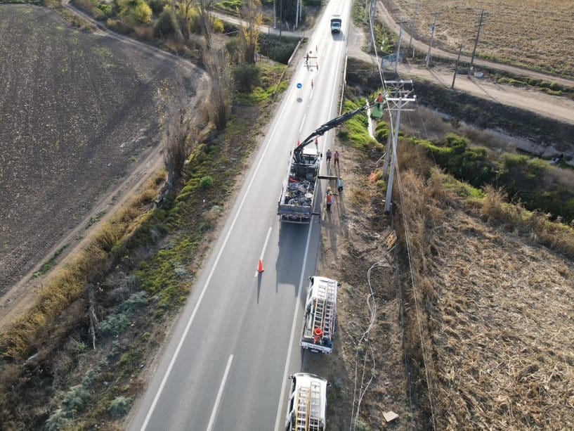 CGE presentará querella por robos de conductores eléctricos en la Región de Ñuble