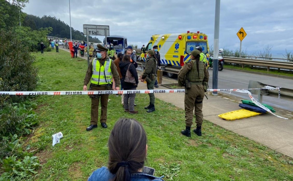 Tras fatal accidente: Municipio pedirá suprimir paso de taxibuses por tercer acceso a Los Cerros de Talcahuano